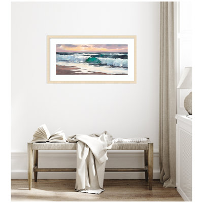 roll tide by Mary Sparrow Framed Wall Art Print