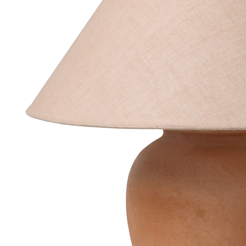 Russo Table Lamp, Aged Natural Terracotta