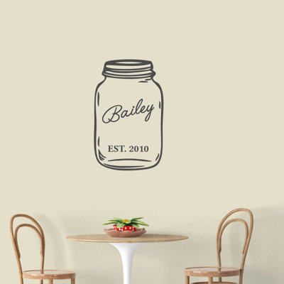 Adhésif décoratif Mason Jar