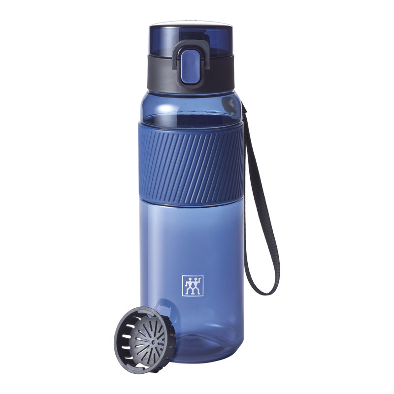 Tritan Plastic Water Bottle, Dark Blue