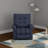 Velour Power Lift Chair In Lugano Indigo