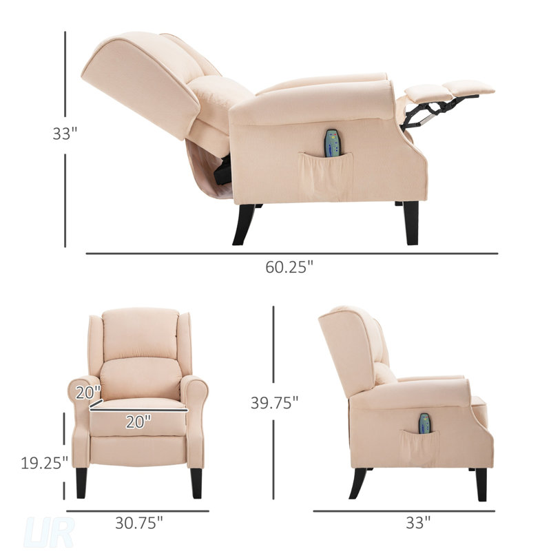 Luxueux fauteuil inclinable de massage avec chaleur, modes multiples et télécommande pour un confort et une détente ultimes