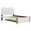 Lit plateforme tapissier avec lit gigogne-681939559
