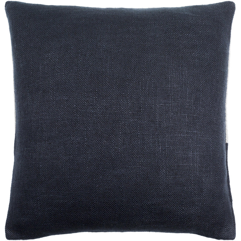 Loomed Luxe Linen Throw Pillow, Down, 20" x 20"