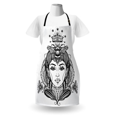No Pattern Bib Apron