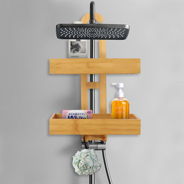 Leller Hanging Bamboo Shower Caddy