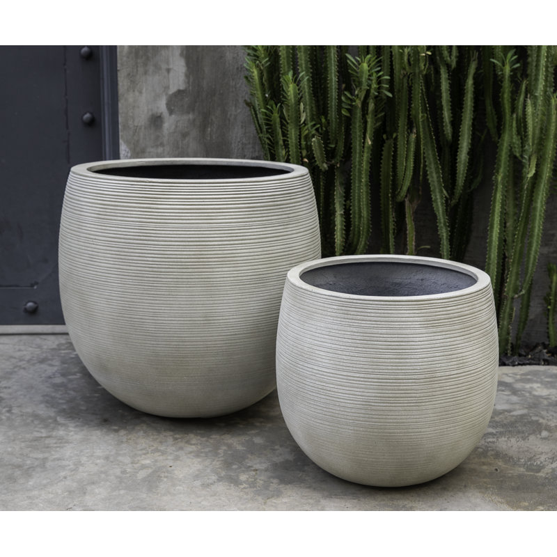 Marlton Pot Planter, 21.75" H x 19.75" W x 19.75" D, Lead Lite