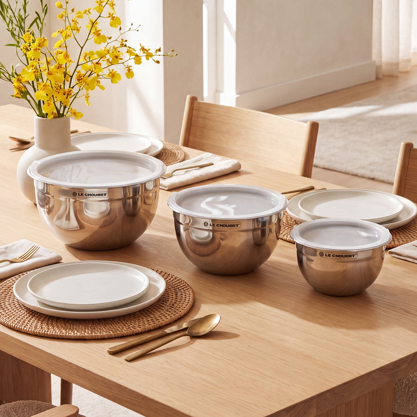 Le Creuset 3-Piece Mixing Bowl Set
