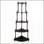 Étagère d'angle traditionnelle à 5 niveaux, 47,5 po de hauteur, cerisier foncé | Bois | Cerisier
