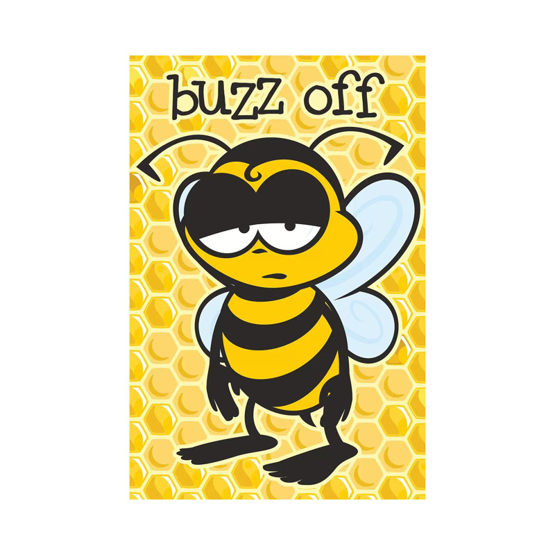 Buzz Off by James Lee - Wrapped Canvas Gallery-Wrapped Canvas Giclée, 66.04 cm H x 45.72 cm W x 1.91 cm D