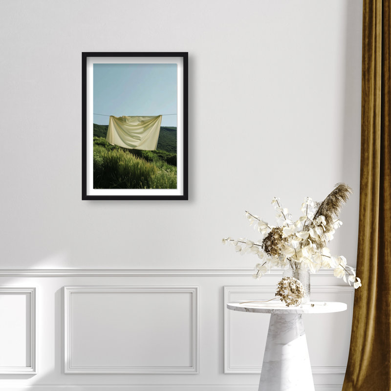 Floating Cotton I Print by Oliver Gal, 25.5"H x 17.5"W, Black Shadowbox