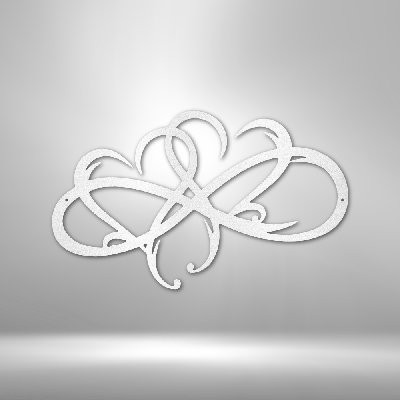 Panneau métallique New Infinity Hearts