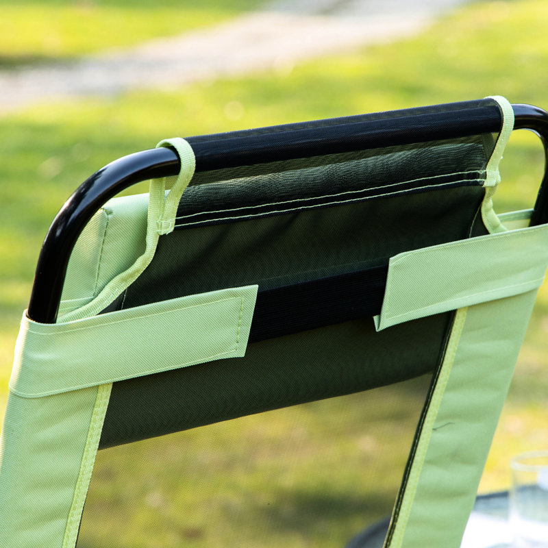 2 Folding Patio Chairs, . Outdoor Deck Chair With Adjustable And Removable . Comfortable Pillow. For Garden, Backyard, Lawn. Space Portable. 264 Lbs. Capacity. 24.5" W X 27.5" D 43" H Chairs By , . .