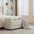 Upholstered Storage Bench with Double Storage,Rolled Armrest For Living Room,Entryway,Dormitory,Bedroom-347940556