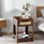 Table de chevet 1 tiroir en rotin-1776315398