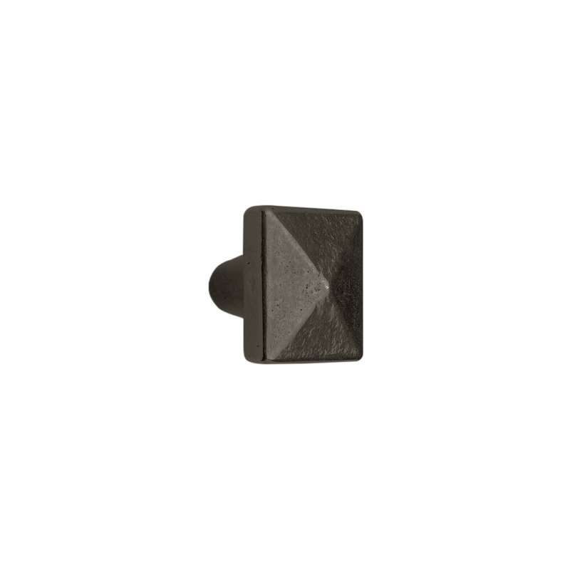 Bronze Square Knob, Silicon Bronze Dark