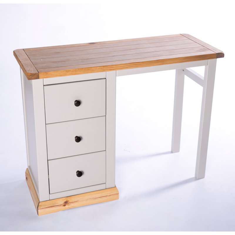 Enciso Writing Desk, Wood/Grey, Black
