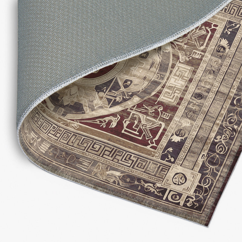 Hermes’ Trail Indoor And Outdoor Area Rug, Rectangle 4' x 6'