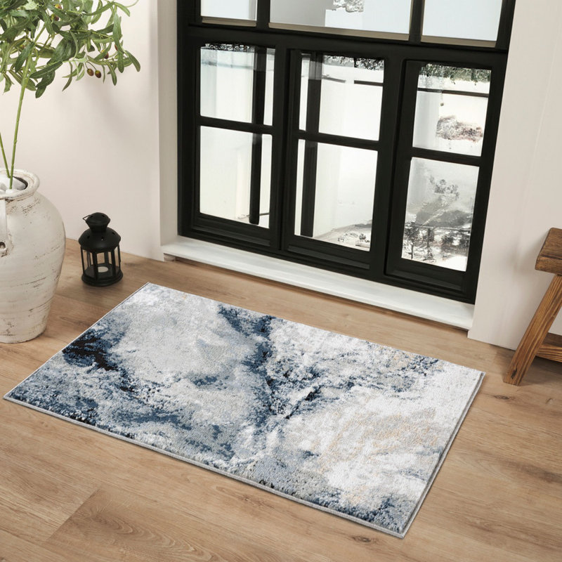 Beyanka Abstract Machine Tufted Area Rug, Rectangle 140 x 200 cm