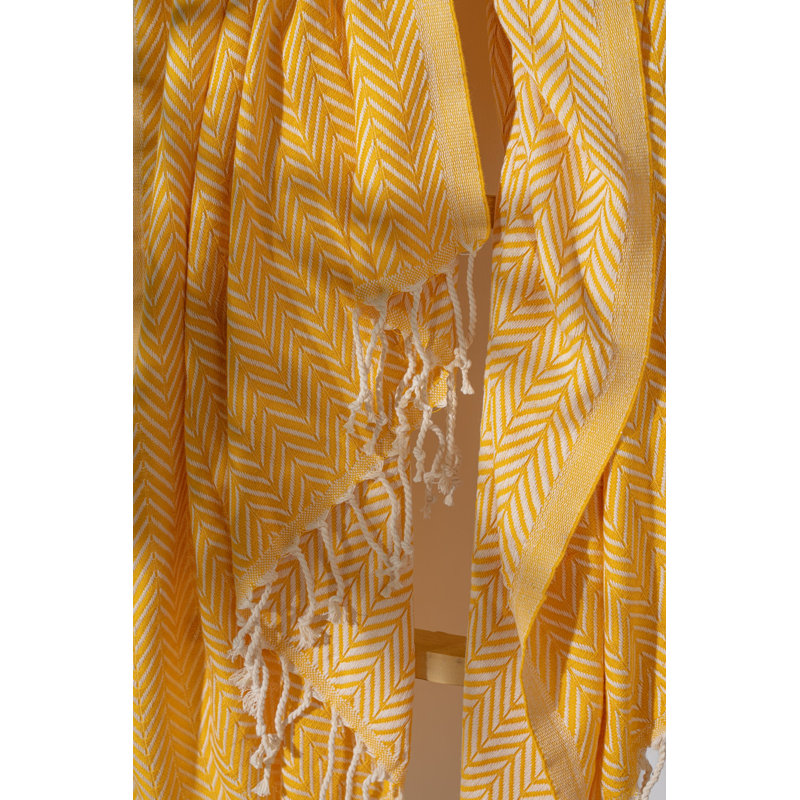 Luxueuse serviette de plage 100% coton Fouta, 39,4 po x 70,9 po | Doux et léger, 7,9 oz / pied carré | Idéal pour la plage, la piscine et le spa | Séchage rapide, entretien facile - lavage délicat à 104 ° F, séchage par culbutage à basse température