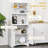 HOMCOM Kitchen Hutch