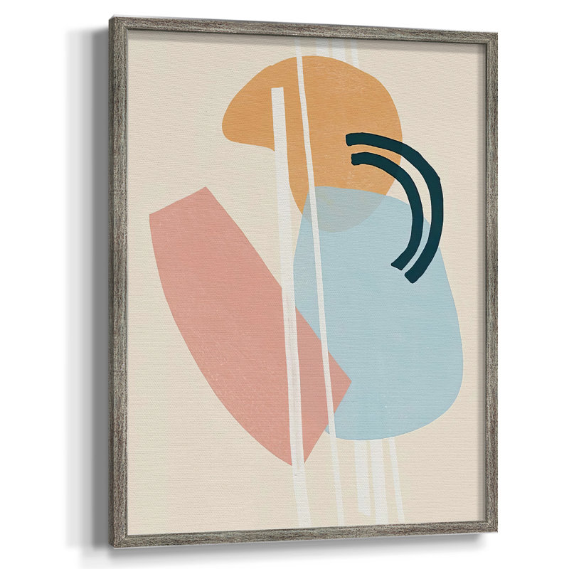 «Memphis Symphony I», reproduction encadrée - bois massif, H 11 po x l 9 po