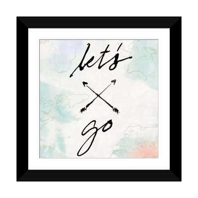 Art textuel sur toile tendue, "Peppy Quotes"