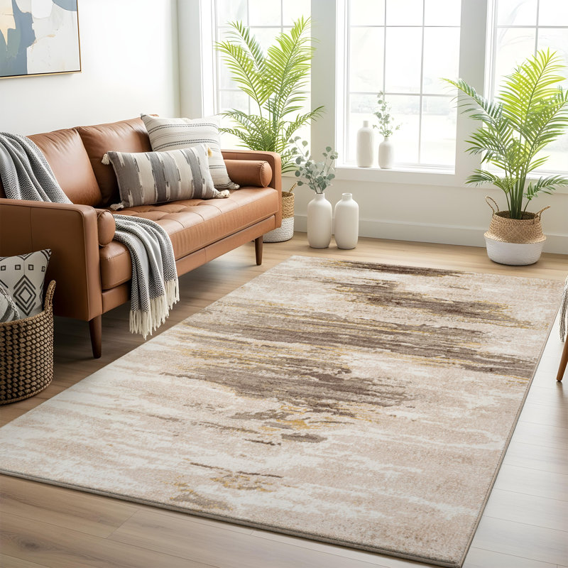 Darsie Abstract Area Rug, Rectangle 160 x 213cm