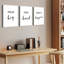 «Black and White Canvas Wall Art Motivation»