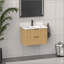 Meuble-lavabo cannelé avec lavabo et quincaillerie intégrés-130846704-130846706