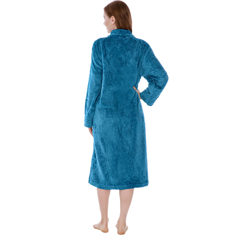 Peignoir Beckon, S, Bleu mer