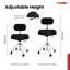  Siège rembourré 4 po Drum Throne W