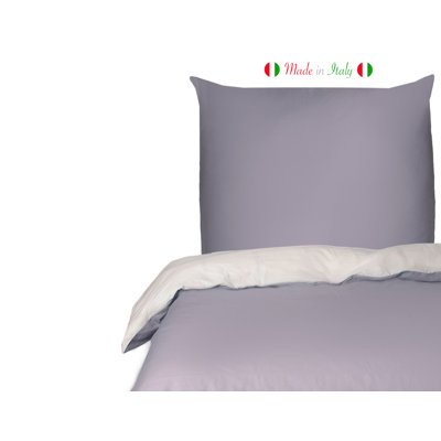 Cotton Solid Colour Duvet Cover Set with Pillowcases Included