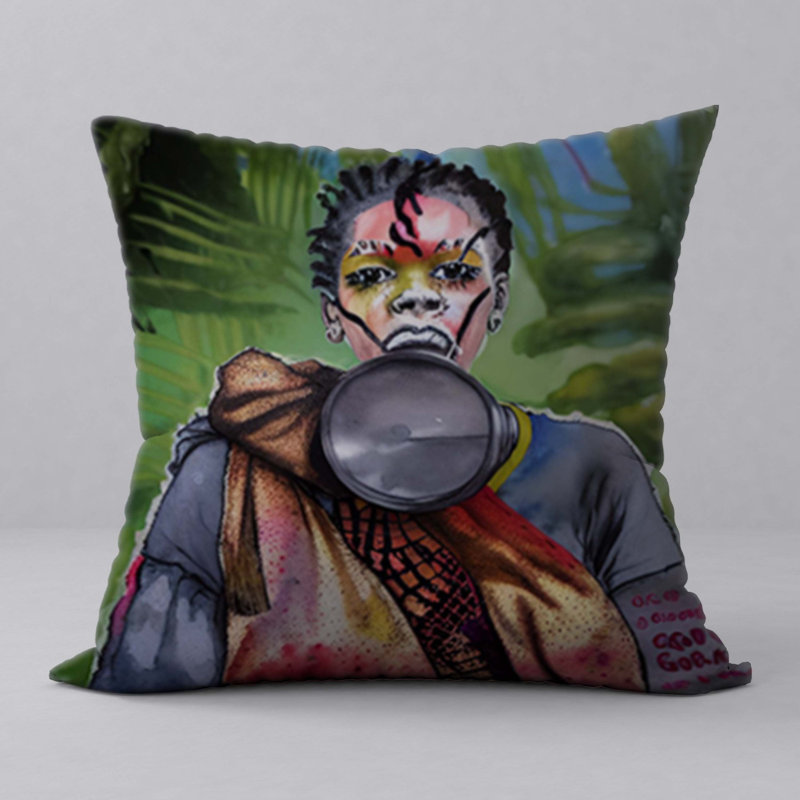 Reversible Throw Pillow