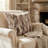 Elegant Brandy Fox Faux Fur Reversible Throw Pillow-211955390-211955388