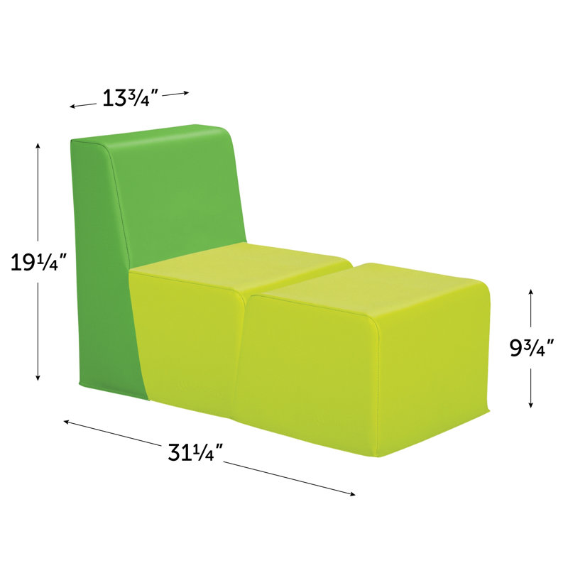 COMFORT LOW CHAIR Basic - Hauteur du siège: 9 po, Vert