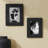 2 Pieces Black Honeycomb Resin Tabletop Picture Frames