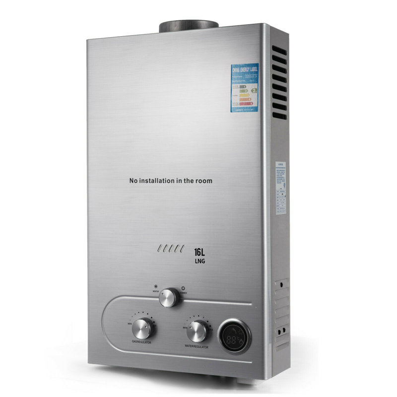 Chauffe-eau sans réservoir au gaz naturel 16 l