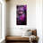 Purple Buddha Face