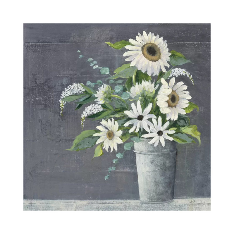 Late Summer Bouquet II by Julia Purinton - Wrapped Canvas Painting, 30.48 cm H x 30.48 cm W