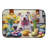 Decorating Easter Pit Bull Terrier Dish Drying Mat