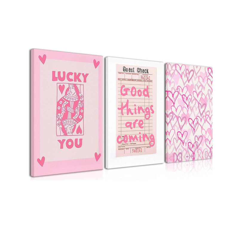 3 Piece Wrapped Canvas Print, 40 cm H x 30 cm W