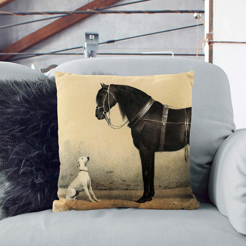Square Throw Cushion, 55cm H x 55cm W x 20cm D