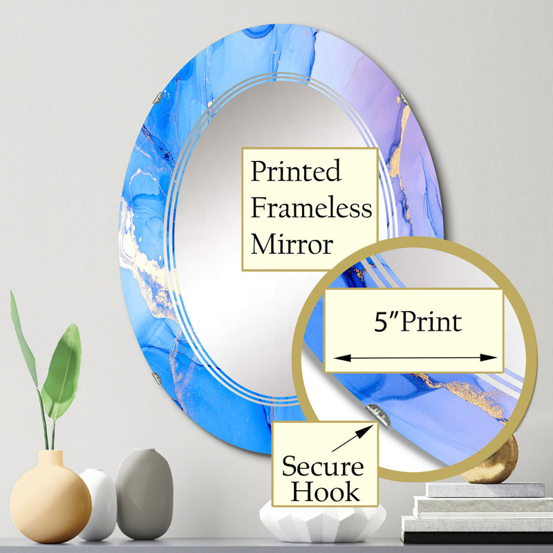 Miroir de salle de bain sans cadre, 30 po x 20 po