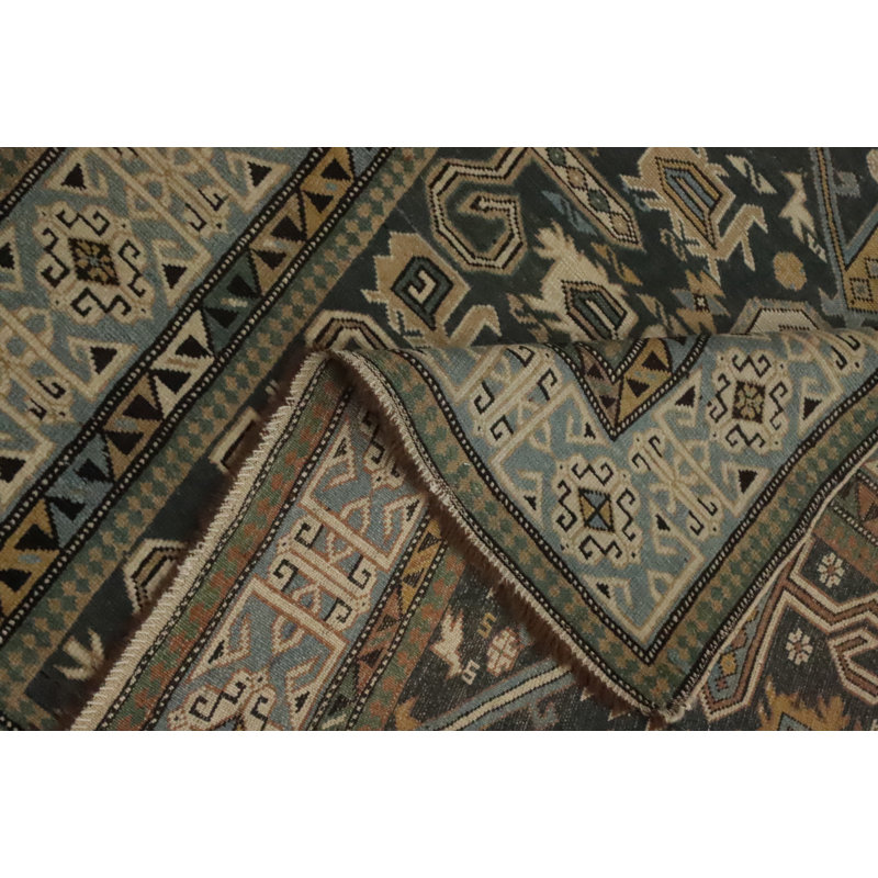 Tapis Kazak noué à la main 3 x 6