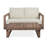 Donnie 2 Piece Seating Group with Cushions   