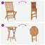 Solid Wood Patio Dining Set Table,