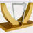 Rectangular Coffee Table with Glass Table Top