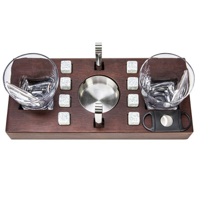 Emiri 10oz. Stainless Steel Whiskey Glass Set