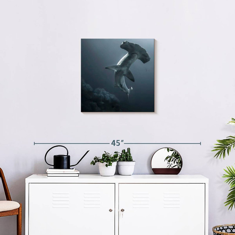 Requin-marteau Brampt, H 20 po x l 20 po